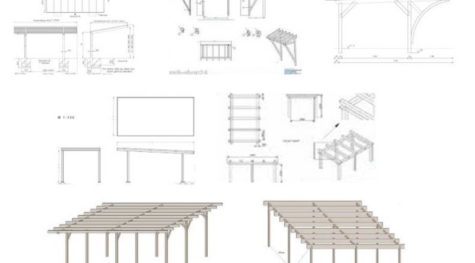 Carport Bauplan
